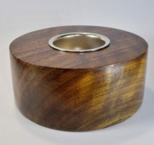 Ovangkol tea light candle holder